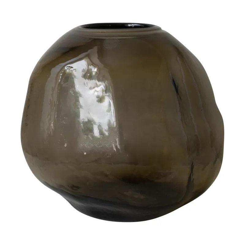 Pebble vase brown, Small Ø20 cm New Arrival