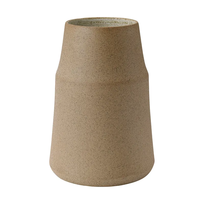 Clay vase 18 cm, Warm sand Top Rated