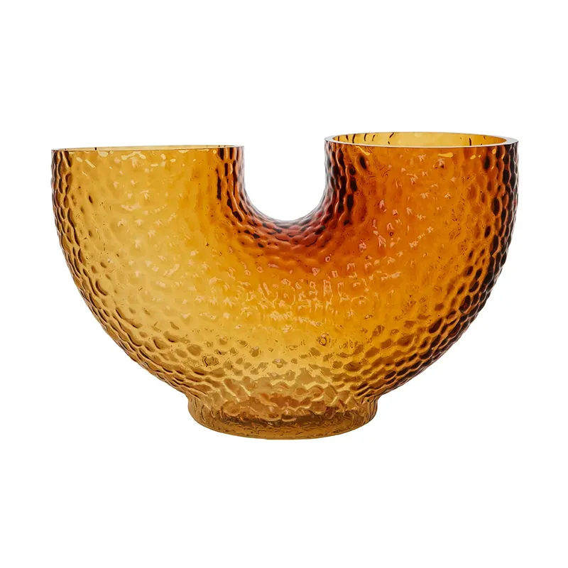 Cheap Arura vase low, black