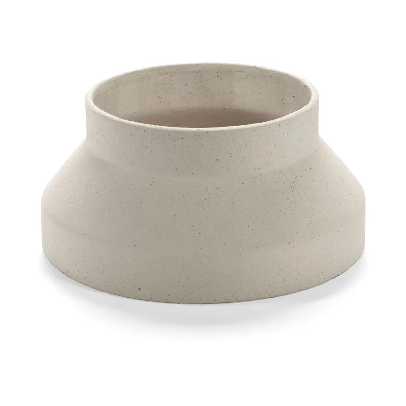 Mira vase/cake stand L, Beige Warranty Included
