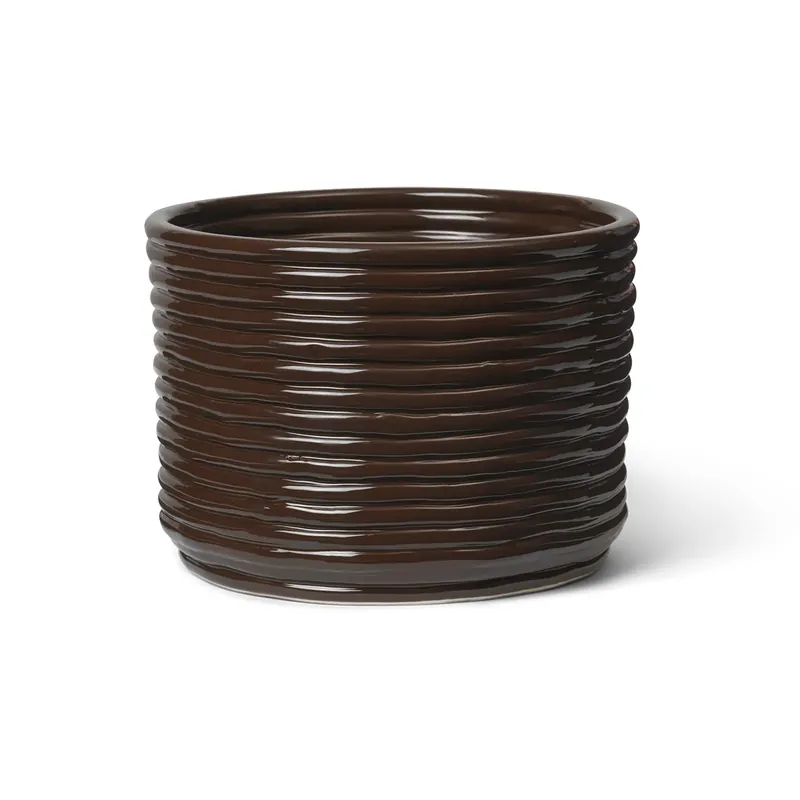 Corduroy flower pot Ø20x15 cm, Cashmere Get Yours