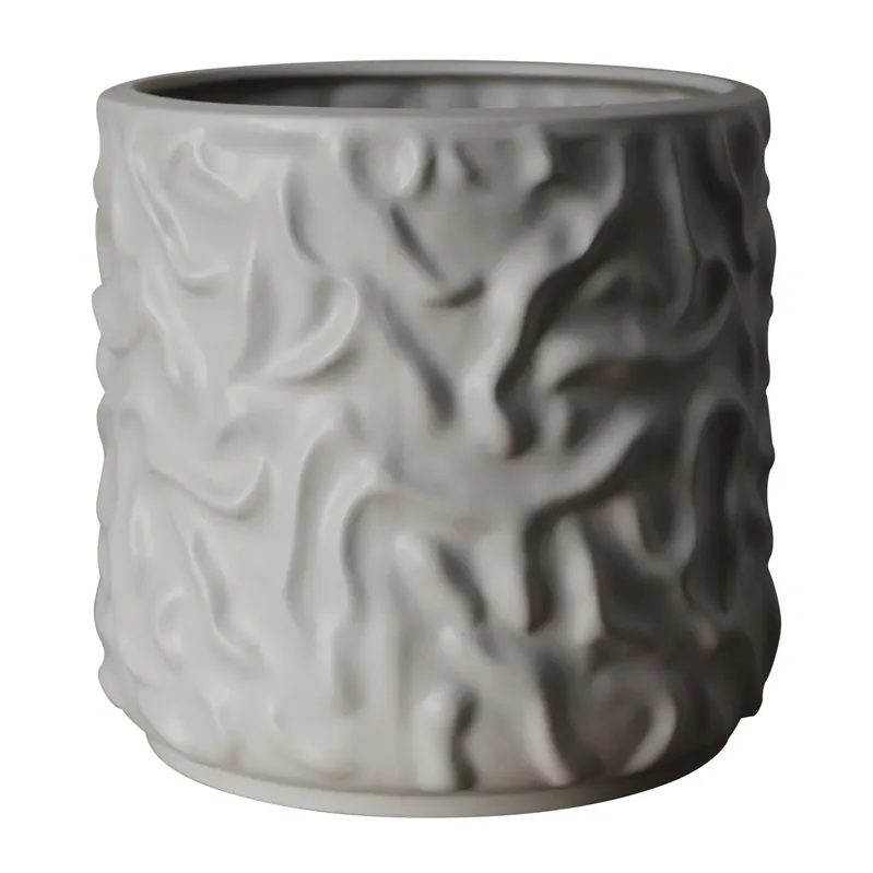 In Demand Swoon flower pot Ø23 cm, Matte mole
