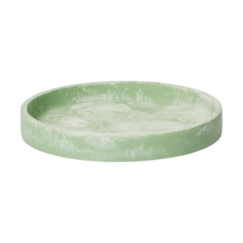 Mist decorative tray Ø20 cm, Charcoal While Supplies Last