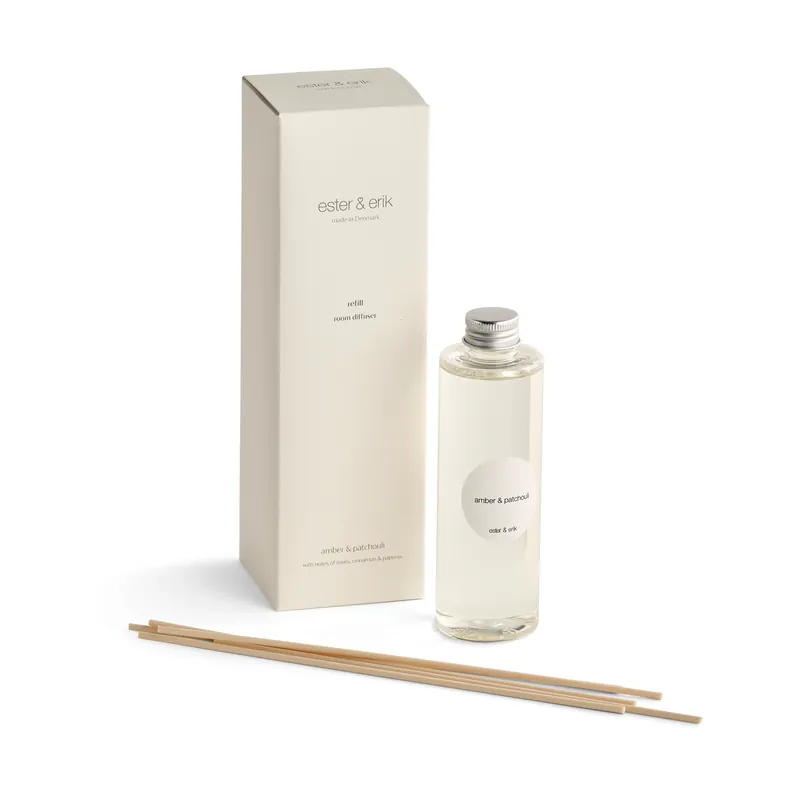Refill ester & erik scented sticks, Amber & patchouli Sale