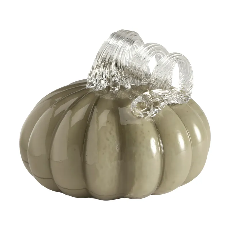 Pumpkin decoration 10 cm, Clear New Arrival