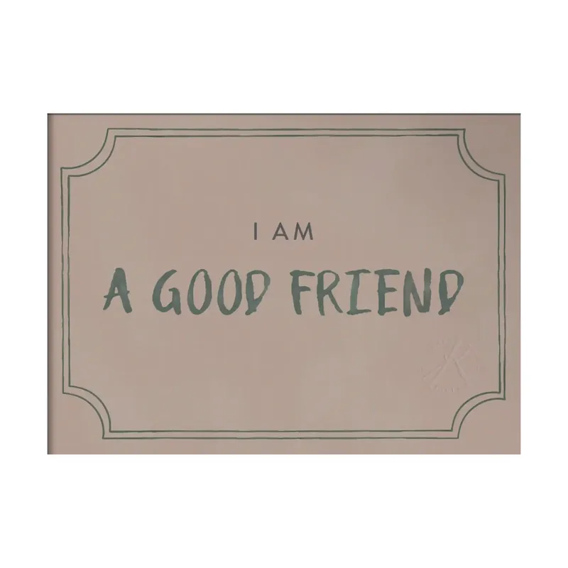 Affordable Good friend diploma poster 21x30 cm, Dusty mint