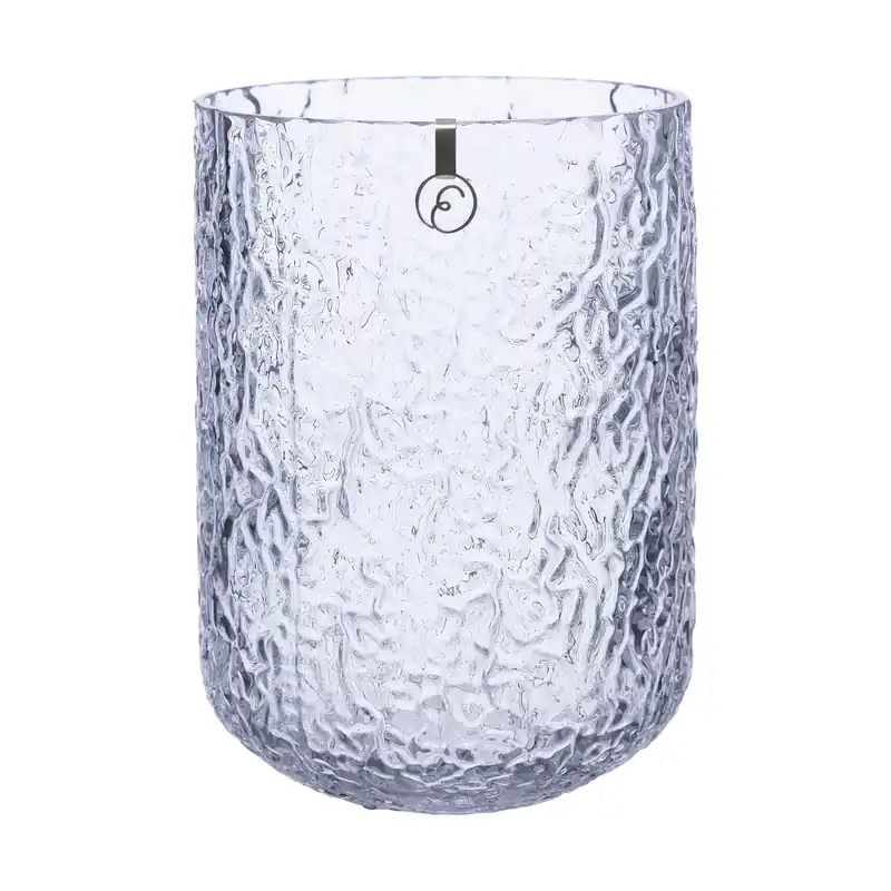 Exclusive Ernst vase patterned 18 cm, Clear