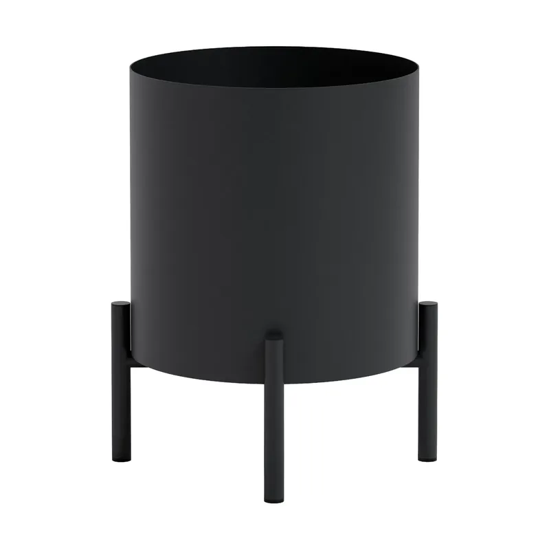 Crafted Simply Grow outer pot large Ø37 cm, Black