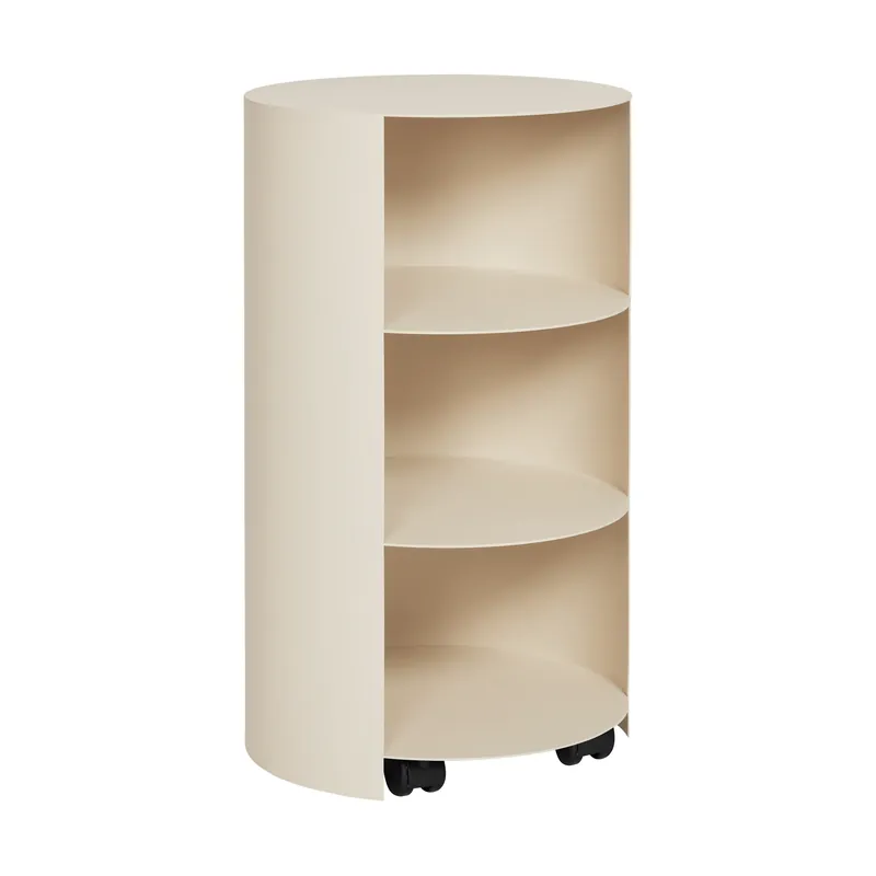 Fast Shipping Hide pedestal Ø38x68 cm, Jet black textured