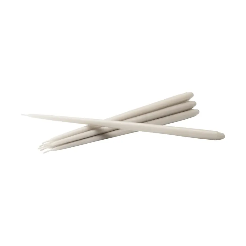 Warranty Included STOFF tapered candle by ester & erik 6-pack, sand