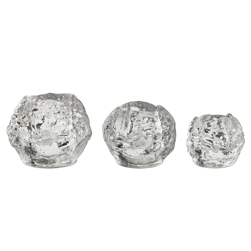 High Quality Snowball candle holder 3-pack, 3-pack