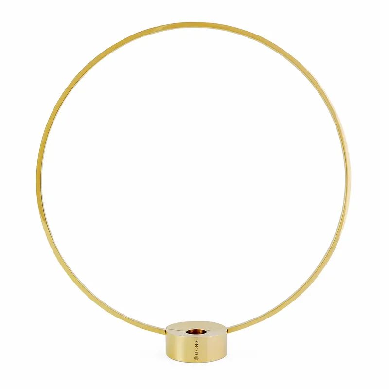 Gloria candle holder, small, brass Discount