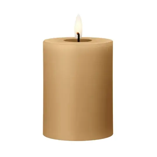 ester & erik pillar candle LED, 74 Dark Slate, 10 cm Super Sale