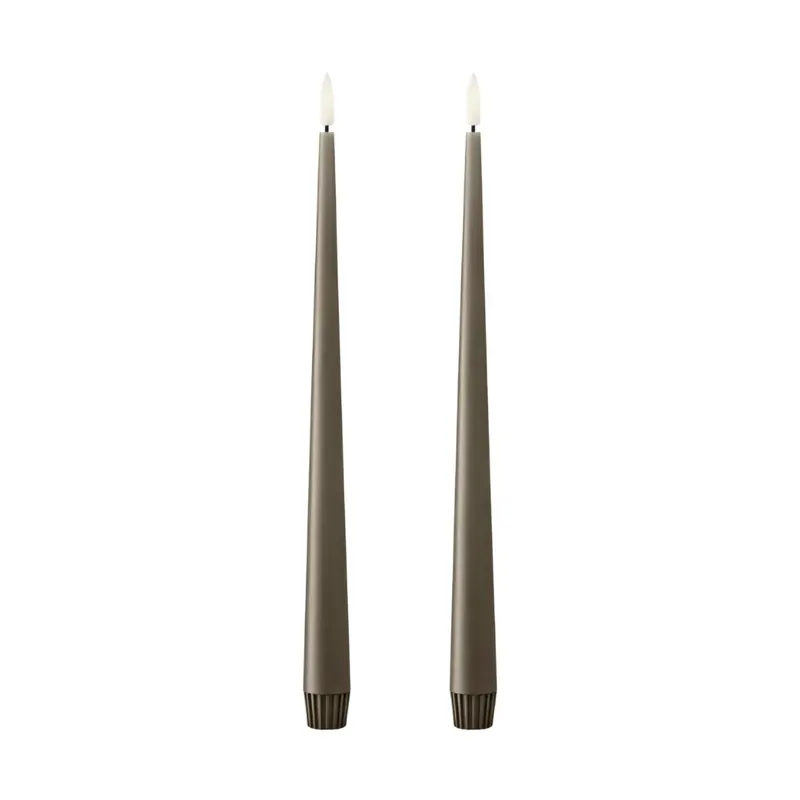 Free Returns ester & erik taper candle LED 2-pack, 10 Silky , 30 cm