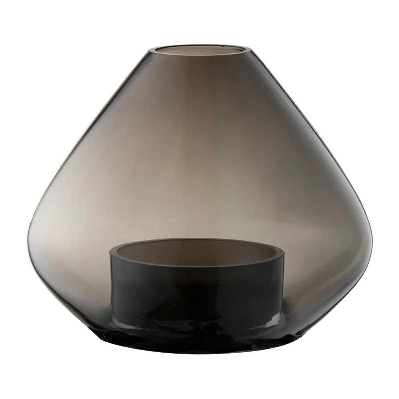 Uno lantern-vase 12 cm, Amber Warranty Included
