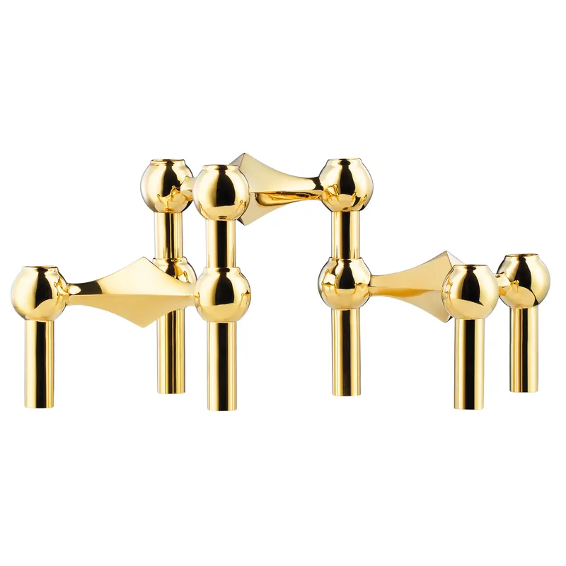 STOFF Nagel candle sticks 3-pack, chromium Instant Buy