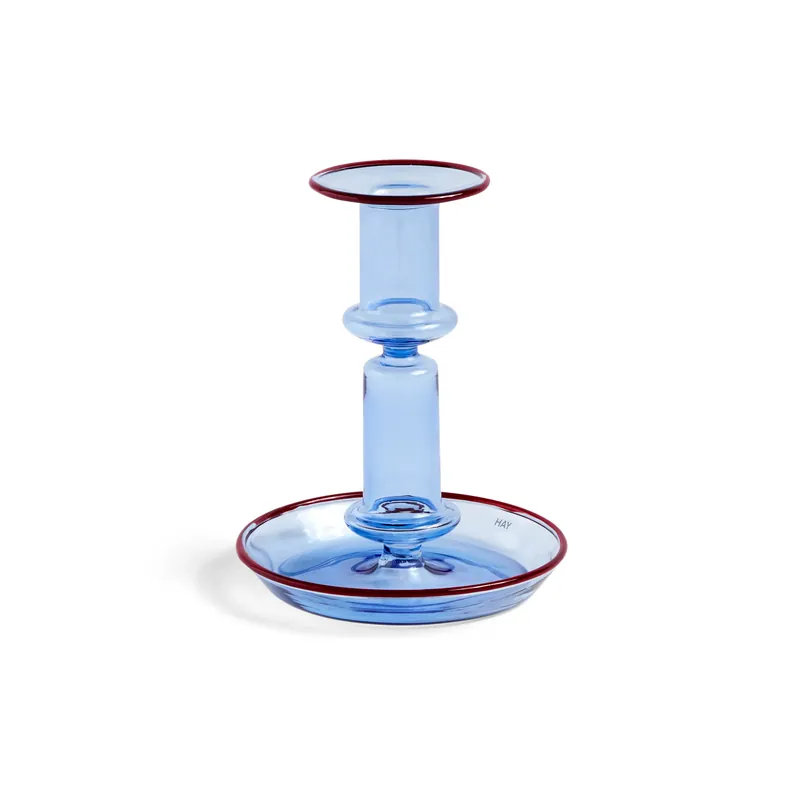Flare medium candle sticks, pink-blue Time-Limited