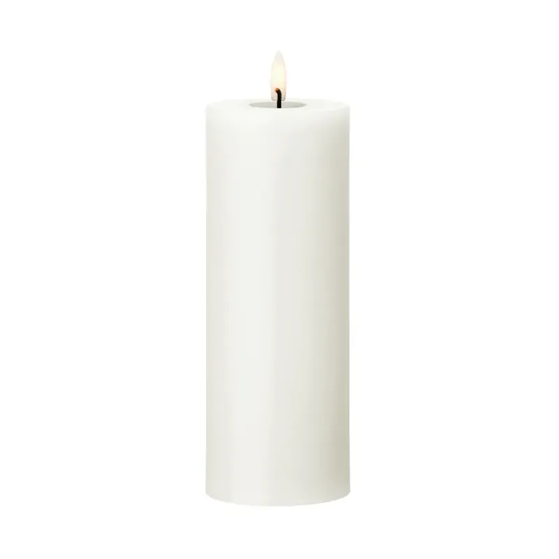 ester & erik pillar candle LED, 74 Dark Slate, 10 cm Latest