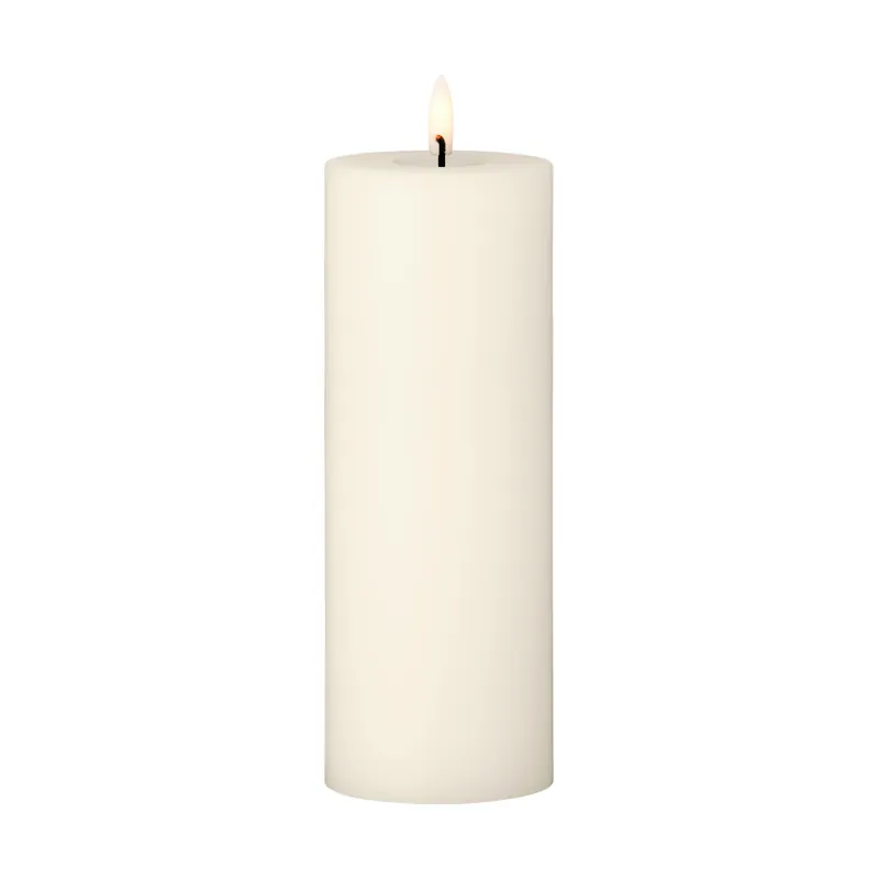 ester & erik pillar candle LED, 74 Dark Slate, 10 cm Warranty Included