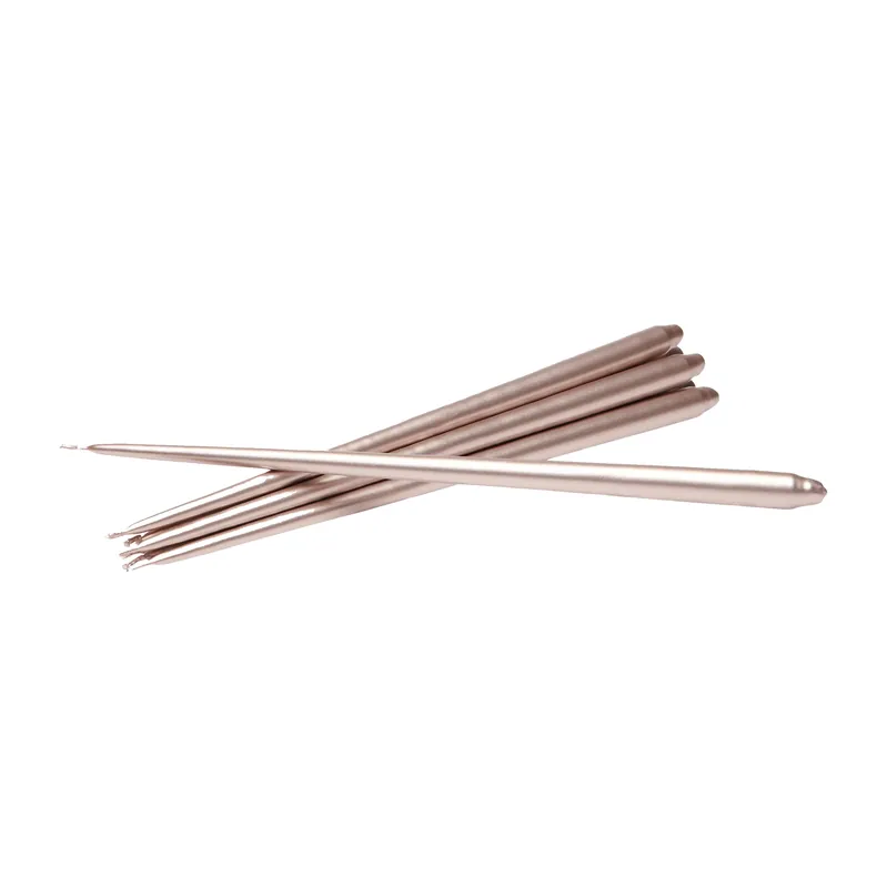 Secure Checkout STOFF tapered candle by ester & erik 6-pack, sand
