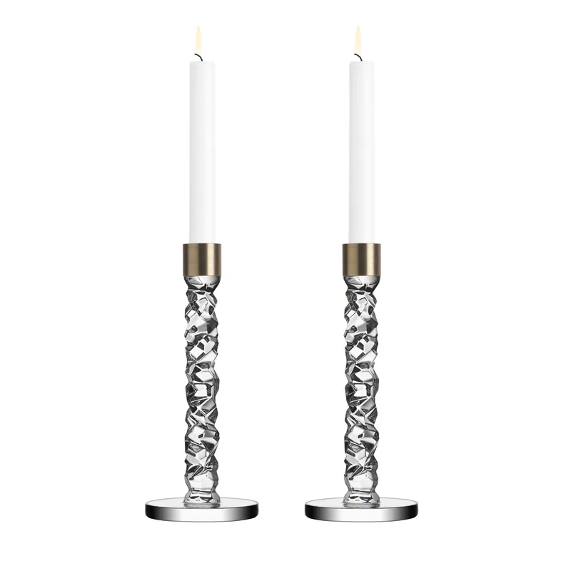 Carat candleholder brass 2-pack, 2-pack Wholesale