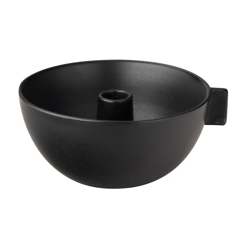 Ernst candle bowl Ø17 cm, Black Popular