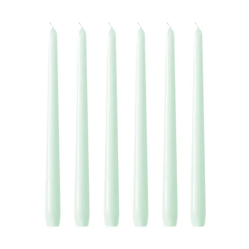 While Supplies Last Herrgårdsljus candles 30 cm 6-pack , Pearl white glossy