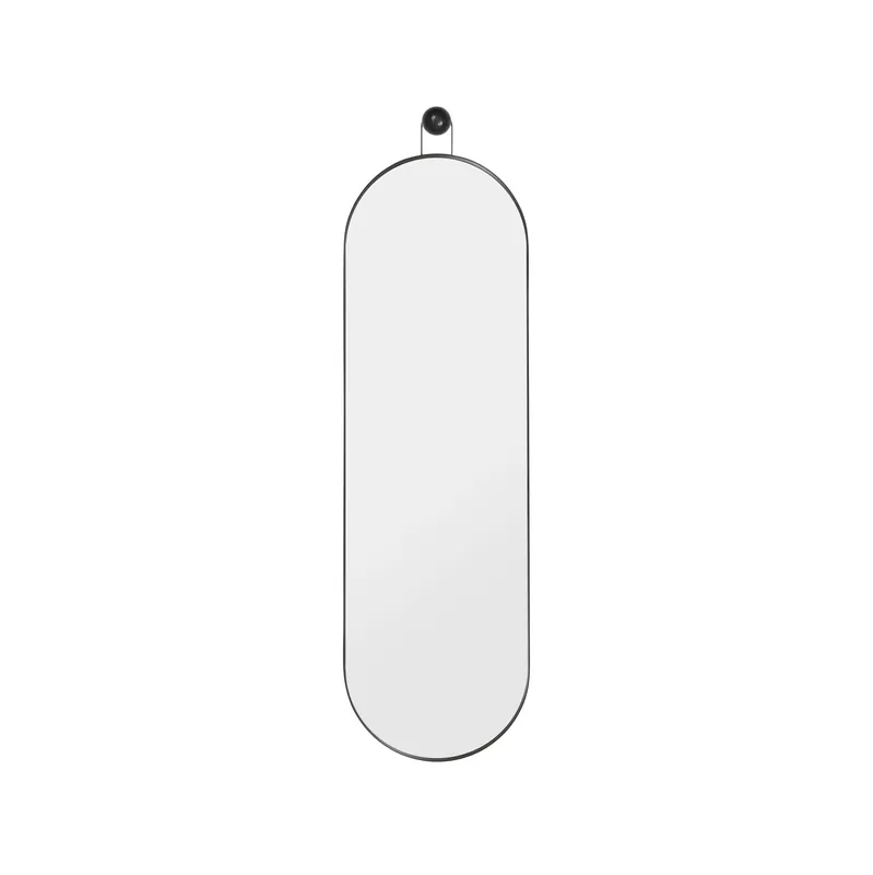 Brand New Poise oval mirror, black