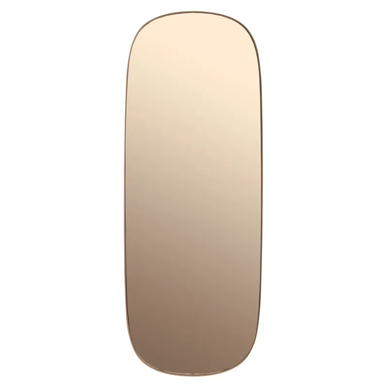 Framed mirror large, Grey-clear Limited Time