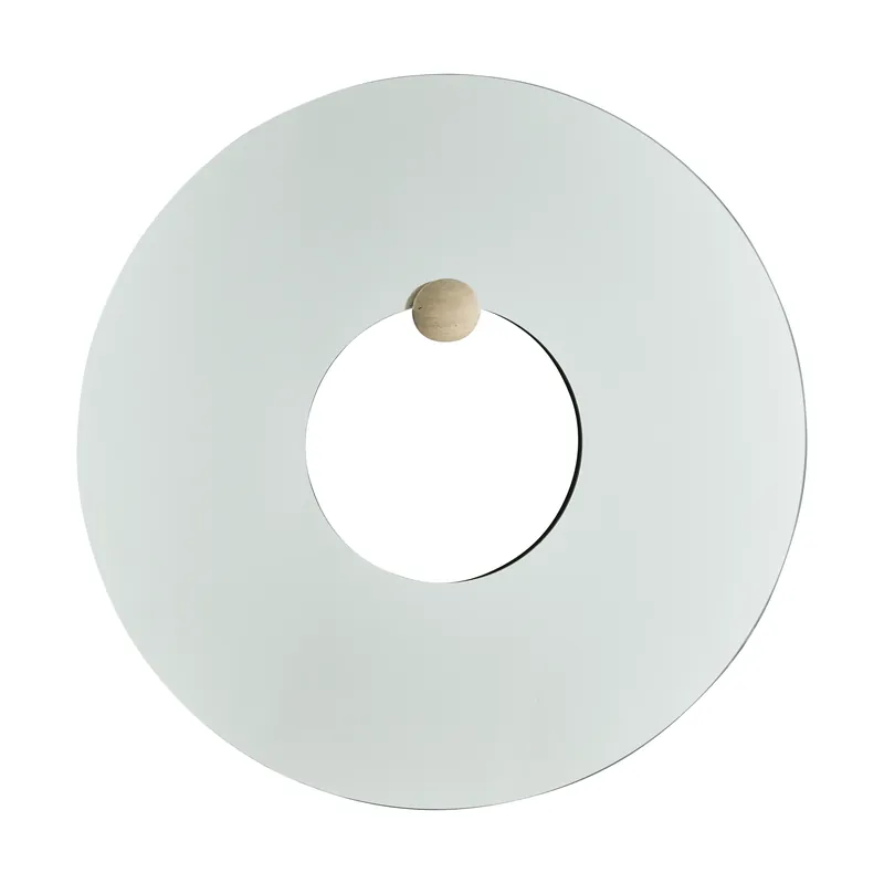 Holiday Sale Castellum wall mirror Ø80 cm, Clear-travertine