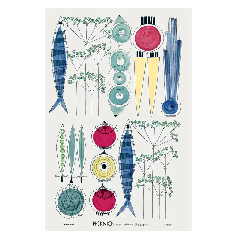 Crafted Picknick kitchen towel, 47x70 cm