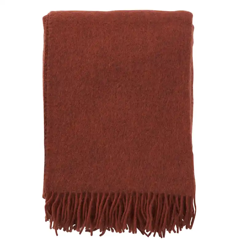 Markdown Gotland wool throw 130x200 cm, natural grey