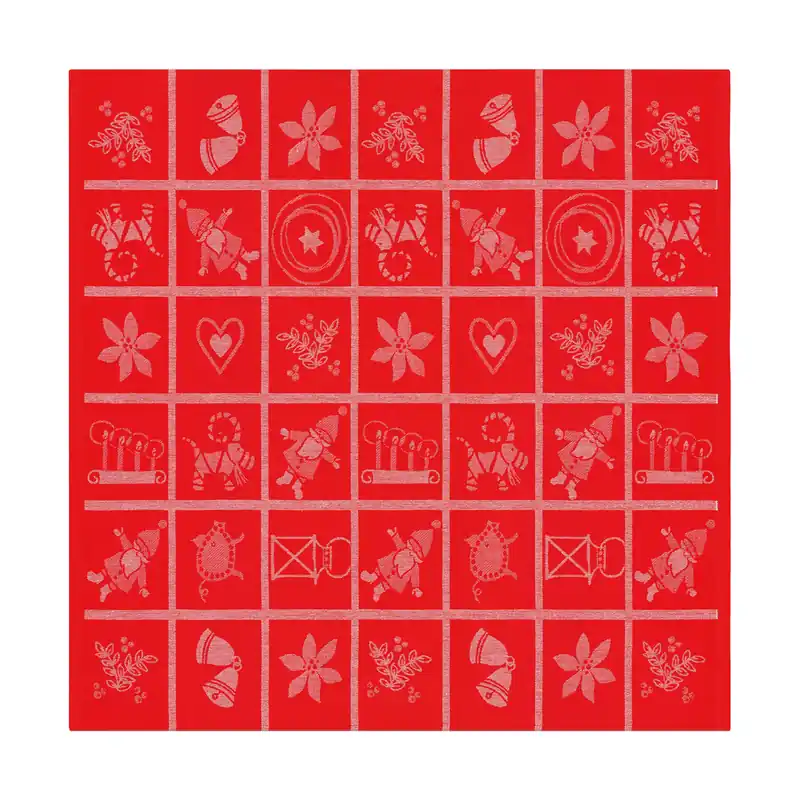 Adventruta tablecloth 80x80 cm, Red Editor’s Pick