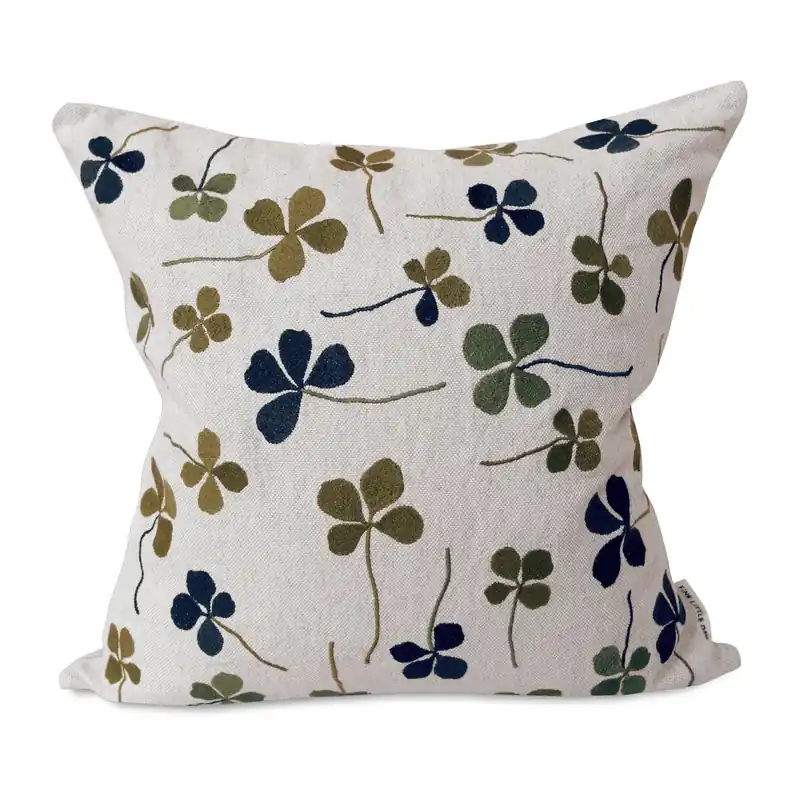 Clover pillowcase 48x48 cm, Green-nature Best Price
