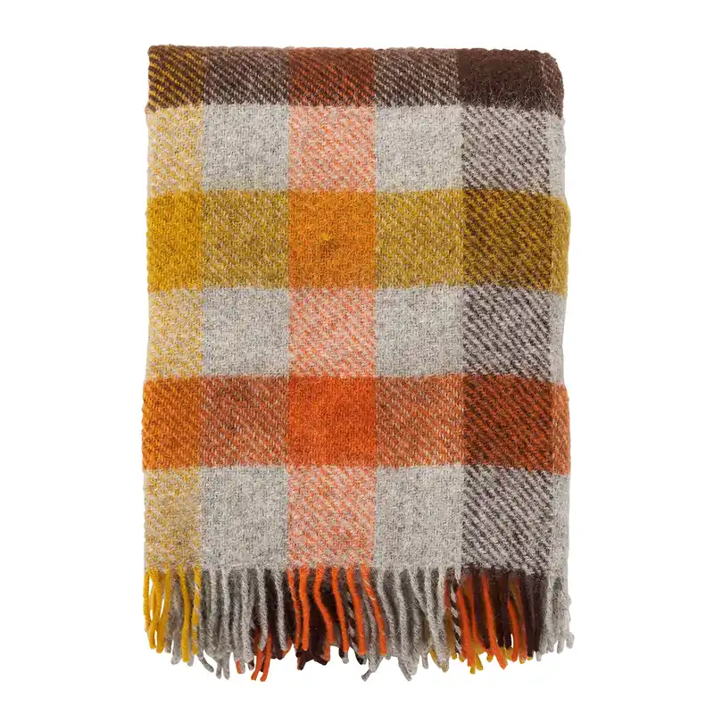 Free Returns Gotland wool throw 130x200 cm, natural grey