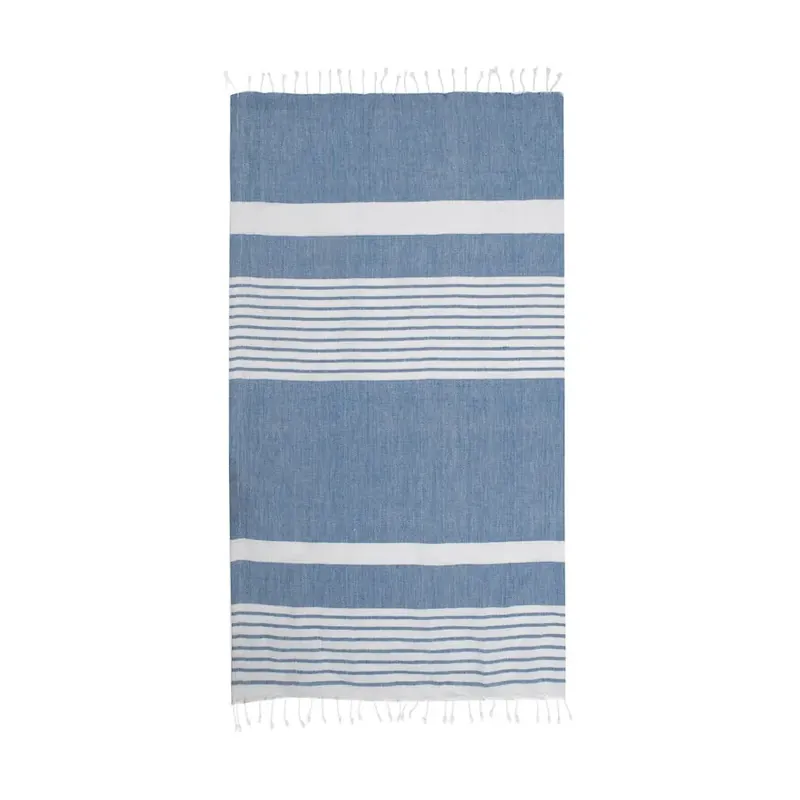 Best Seller Ella hamam striped towel 90x170 cm, Blue