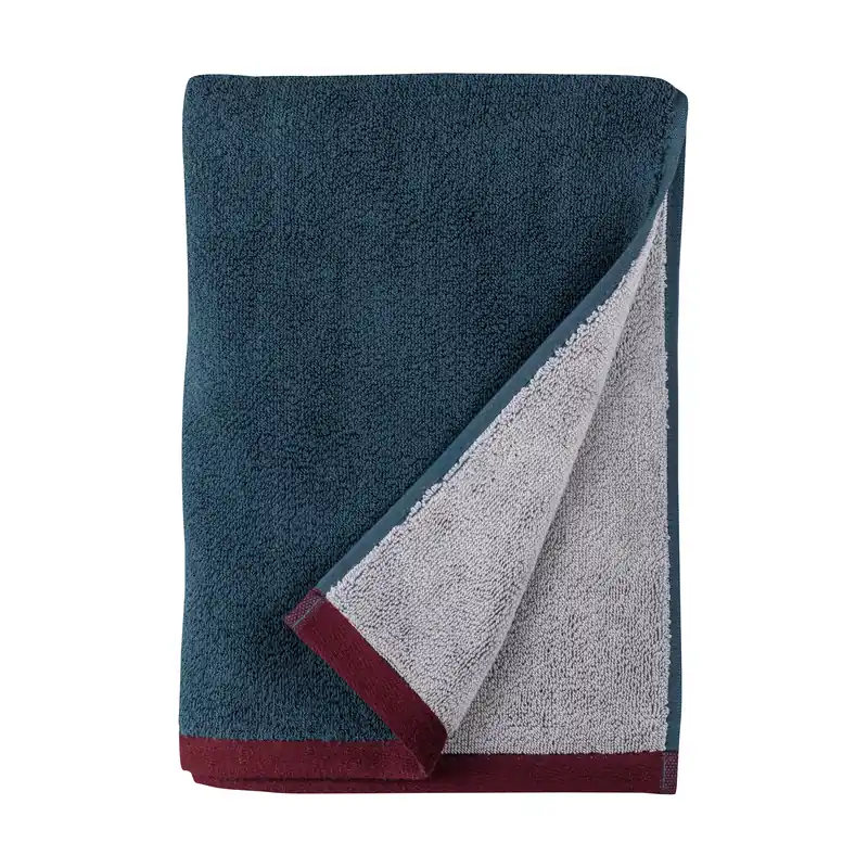 Soft towel 50x90 cm, Midnight blue-light grey Weekend Sale