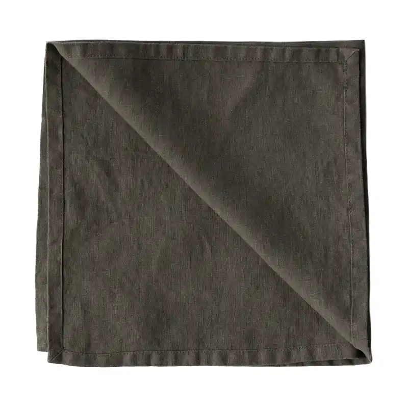 Washed linen napkin, Taupe Holiday Sale
