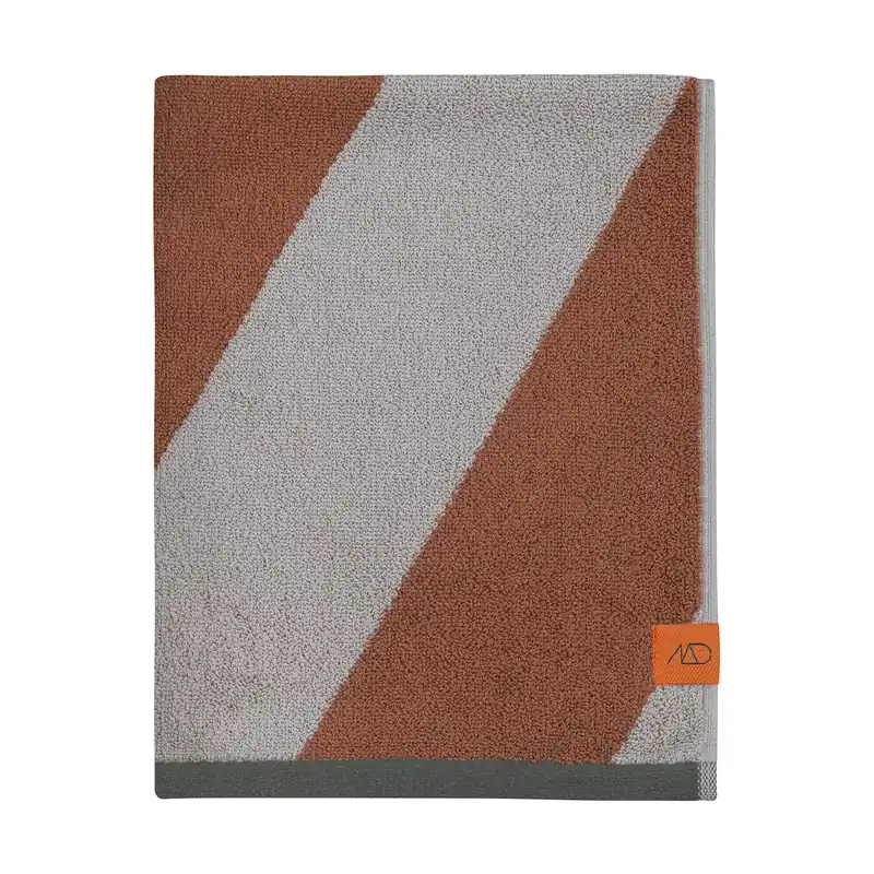Diagonal guest towel 40x55 cm 2-pack, Brick Grab Now