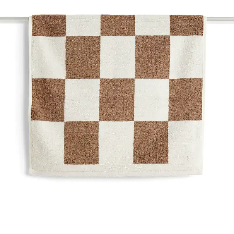 New Release Check bathroom rug 50x90 cm, Cappuccino