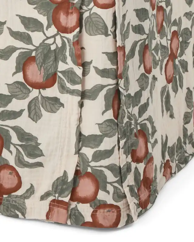 In Demand Pomme Muslin bed skirt, 140x200x53 cm