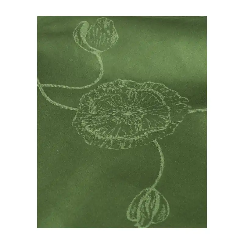 Place Order Hammershøi Poppy damask tablecloth green, 150x270 cm
