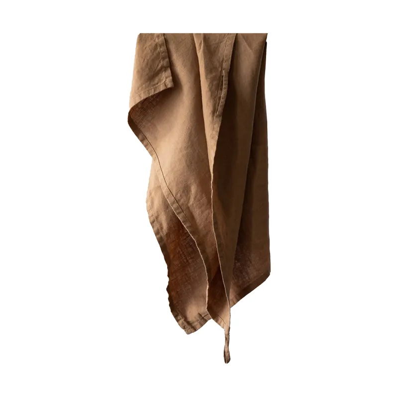 Tell me more kitchen towel linen 50x70 cm, Hazelnut stripe Editor’s Pick