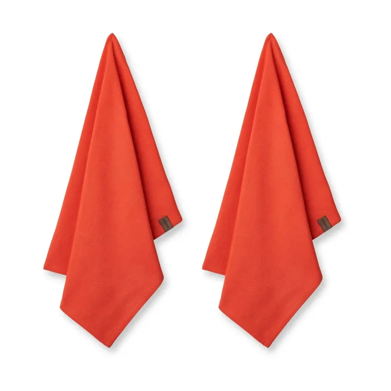 Time-Limited Humdakin Organic kitchen towel 45x70 cm 2-pack, Coal
