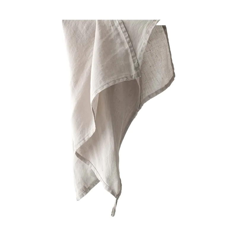 Tell me more kitchen towel linen 50x70 cm, Hazelnut stripe Popular