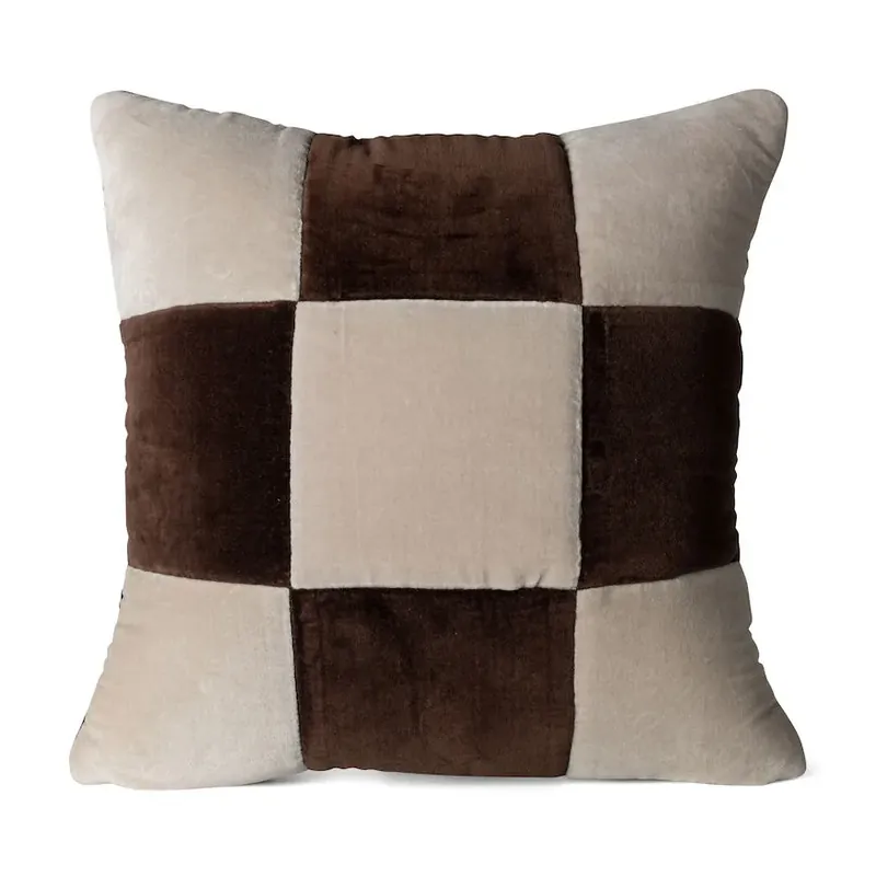 Pad cushion 45x45 cm, Brown-beige Weekend Sale