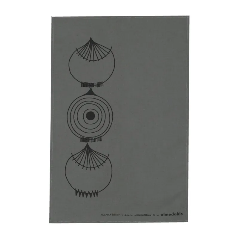 Picknick Elements kitchen towel 47x70 cm, grey Best Choice