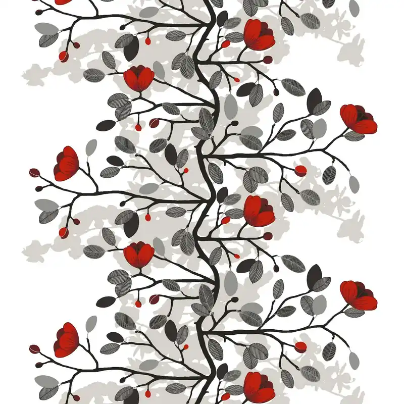 Ofelia oilcloth, red-brown Last Chance