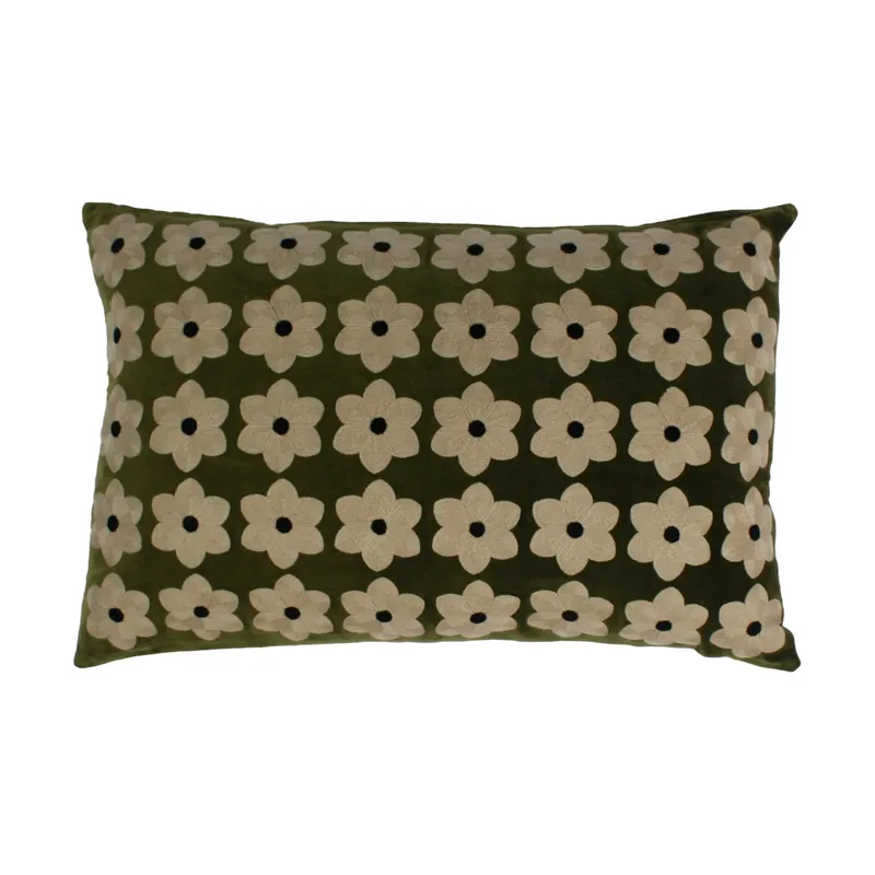 Instant Buy Daisy cushion cover 40x60 cm, Rust