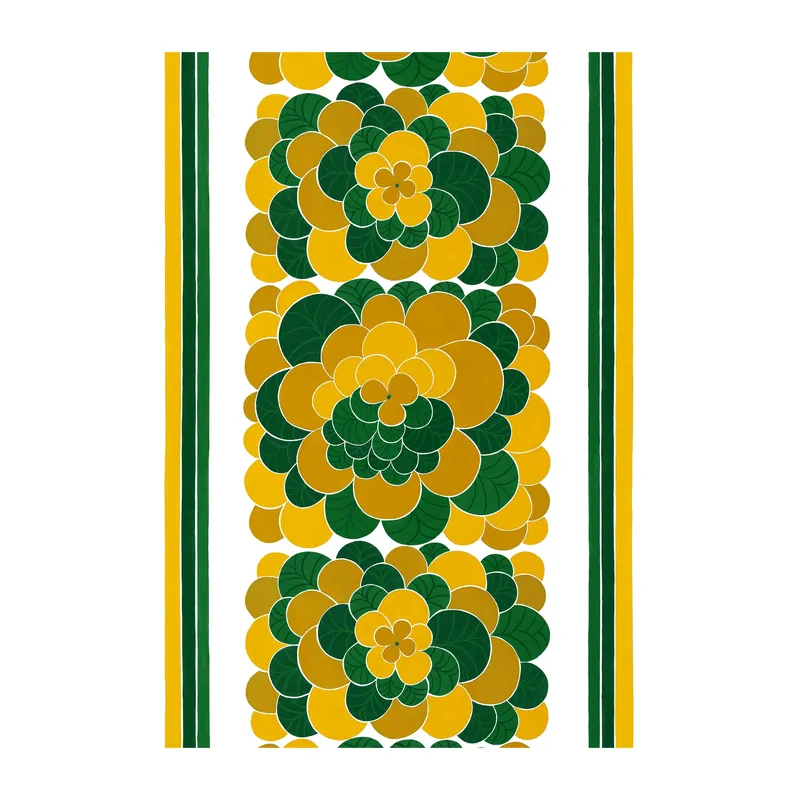 Cirrus oilcloth, Yellow-green Factory Price